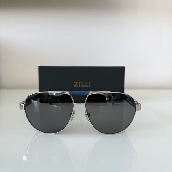 NEW!!! Zilli men sunglasses ZI 65032 C03 Authentic Retail 950$ - Picture 1 of 9